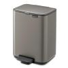 226017 10 pedalovy odpadkovy kos bo 4 l platinova ocel brabantia