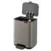 226017 11 pedalovy odpadkovy kos bo 4 l platinova ocel brabantia