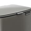 226017 15 pedalovy odpadkovy kos bo 4 l platinova ocel brabantia
