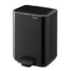 226083 10 pedalovy odpadkovy kos bo 4 l matna cerna ocel brabantia