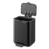 226083 11 pedalovy odpadkovy kos bo 4 l matna cerna ocel brabantia