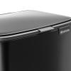 226083 15 pedalovy odpadkovy kos bo 4 l matna cerna ocel brabantia
