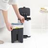 226083 7 pedalovy odpadkovy kos bo 4 l matna cerna ocel brabantia