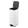 225852 10 pedalovy odpadkovy kos bo 30 l bila ocel brabantia