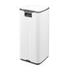 225852 11 pedalovy odpadkovy kos bo 30 l bila ocel brabantia