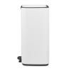225852 12 pedalovy odpadkovy kos bo 30 l bila ocel brabantia