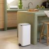 225852 2 pedalovy odpadkovy kos bo 30 l bila ocel brabantia