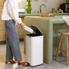 225852 3 pedalovy odpadkovy kos bo 30 l bila ocel brabantia