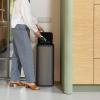 225867 2 dotykovy odpadkovy kos bo 30 l platinova ocel brabantia