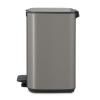225876 12 pedalovy odpadkovy kos bo 7 l platinova ocel brabantia