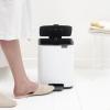 225876 6 pedalovy odpadkovy kos bo 7 l platinova ocel brabantia