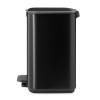 225993 12 pedalovy odpadkovy kos bo 7 l matna cerna ocel brabantia