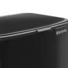 225993 14 pedalovy odpadkovy kos bo 7 l matna cerna ocel brabantia