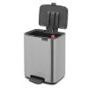 226032 10 pedalovy odpadkovy kos bo 7 l matna ocelova ocel brabantia