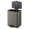 226068 11 pedalovy odpadkovy kos bo 12 l platinova ocel brabantia