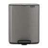 226068 pedalovy odpadkovy kos bo 12 l platinova ocel brabantia