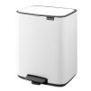 226053 10 pedalovy odpadkovy kos bo 12 l bila ocel brabantia
