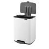 226053 11 pedalovy odpadkovy kos bo 12 l bila ocel brabantia