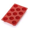 226128 forma na muffiny 30 cm cervena silikon lekue