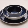 226545 2 jidelni miska gastro 12 cm 400 ml bila tmave modra kamenina bitz