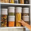 226167 4 doza na potraviny flip storage 850 ml zelena plast lekue