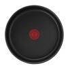 227199 6 large ingenio easy cook clean black bugatti red frypan 28cm 21bm 2703