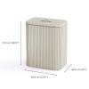 227352 17 5000008 tota trio luxe 90l laundry basket ecru full