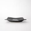 227271 2 jidelni talir black pearl 16 x 16 cm cerna keramika mij