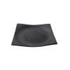 227271 jidelni talir black pearl 16 x 16 cm cerna keramika mij