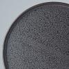 227226 2 jidelni talir asphalt slab 24 cm cerna keramika mij