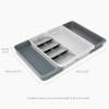 227676 10 organizer na pribory drawerstore 8500014 40 x 33 cm roztazitelny seda plast joseph joseph