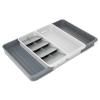 227676 organizer na pribory drawerstore 8500014 40 x 33 cm roztazitelny seda plast joseph joseph