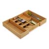 228018 organizer na pribory drawerstore 851696 56 x 40 cm roztahovaci hneda bambus joseph joseph