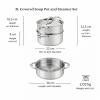 228313 11 31765 hestan probond luxe 3qt covered soup pot with steamer set 3 1