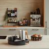 228511 2 kosik na pecivo nordic kitchen 24x 9 cm cerna plast bambus eva trio