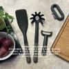 228460 4 lzice na spagety green tools 28 cm zelena plast eva trio