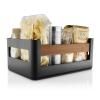 228517 5 kuchynsky organizer nordic kitchen 38 x 27 cm cerna plast bambus eva trio