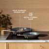 228406 4 neprilnava panev slip let laser titanium 24 cm cerna hlinik eva trio
