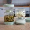 228966 2 sklenice na okurky s odkapavacem pkv 086 900 ml sklo pebbly