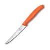 229248 steakovy nuz swiss classic 11 cm vroubkovany oranzova plast victorinox