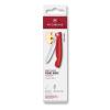 229428 5 kapesni nuz swiss classic 11 cm vroubkovany cervena plast victorinox