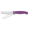 229431 5 kapesni nuz swiss classic 11 cm vroubkovany fialova plast victorinox