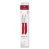 229374 sada nozu swiss classic 8 cm sada 2 ks cervena plast victorinox