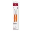 229359 sada nozu swiss classic 8 cm sada 2 ks oranzova plast victorinox