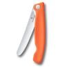 229440 3 kapesni nuz swiss classic 11 cm vroubkovany oranzova plast victorinox