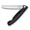 229425 kapesni nuz swiss classic 11 cm vroubkovany cerna plast victorinox