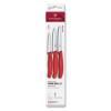 229386 sada nozu swiss classic sada 3 ks cervena plast victorinox