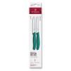 229407 sada nozu swiss classic 11 cm sada 2 ks vroubkovane zelena plast victorinox