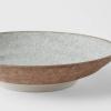 229537 2 jidelni misa crazed grey 23 cm 500 ml hneda keramika mij