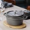 140765 1 kulaty hrnec grafitove seda o 14 cm staub